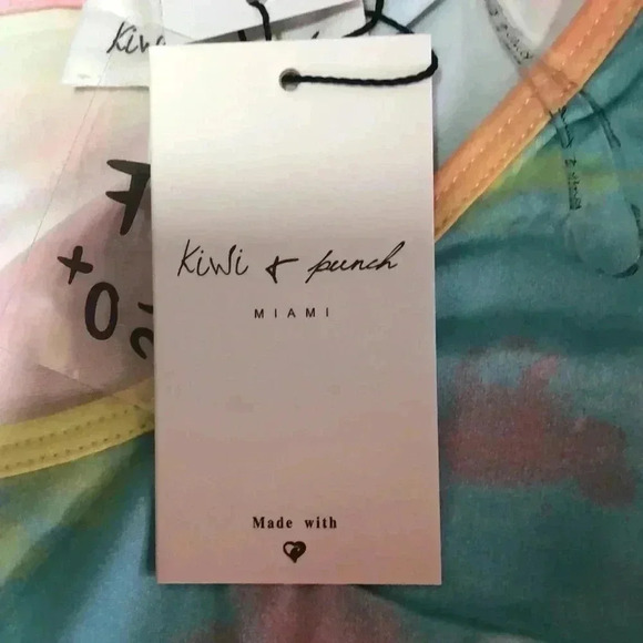 Kiwi and punch Miami swim cover up tie dye size medium - Picture 6 of 10